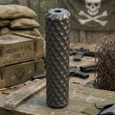 Ống Giảm Thanh Airsoft Họa Tiết Dragon Skin (M14x1)