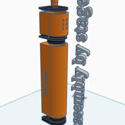 Bộ khung Box Mod in 3D dành cho Vape (Hỗ trợ pin 18650)