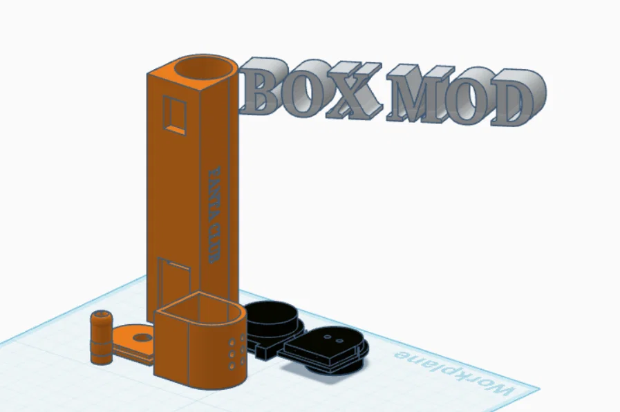 Bộ khung Box Mod in 3D dành cho Vape (Hỗ trợ pin 18650) - Image 2