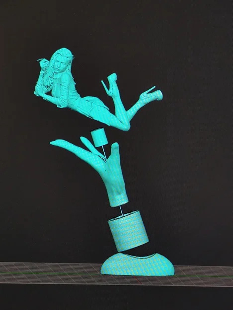 Mô hình đèn "A girl in the hand" - Image 3