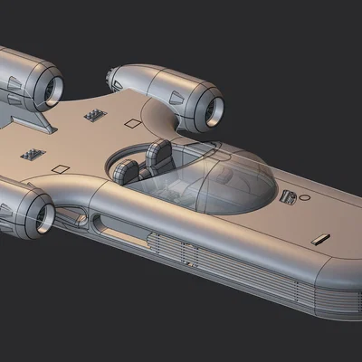 Mô hình Luke Skywalker Speeder