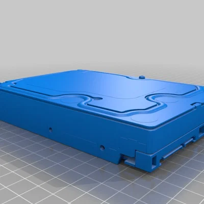 Mô hình 3D Ổ Cứng 3.5 inch (3.5" HDD) Tỷ Lệ 1:1 Chuẩn Xác