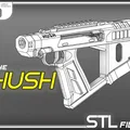 Mô hình súng bắn đạn mút Hush Foam Dart Blaster - Thumbnail 1