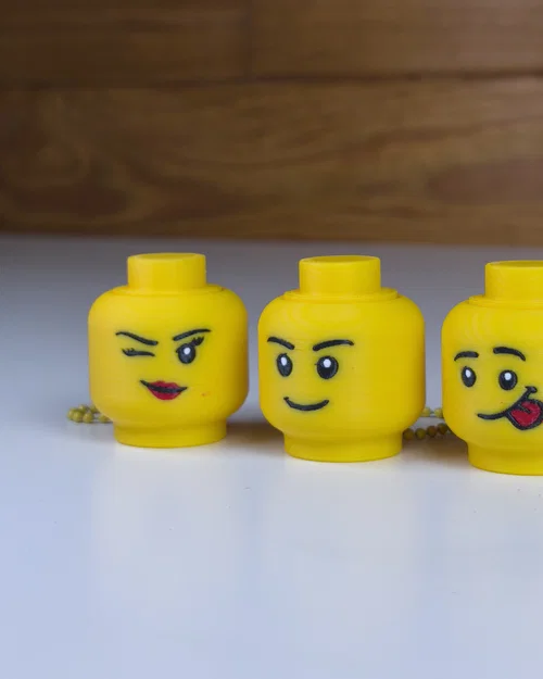 Móc khóa Lego Head Fidget Clicker - Image 2