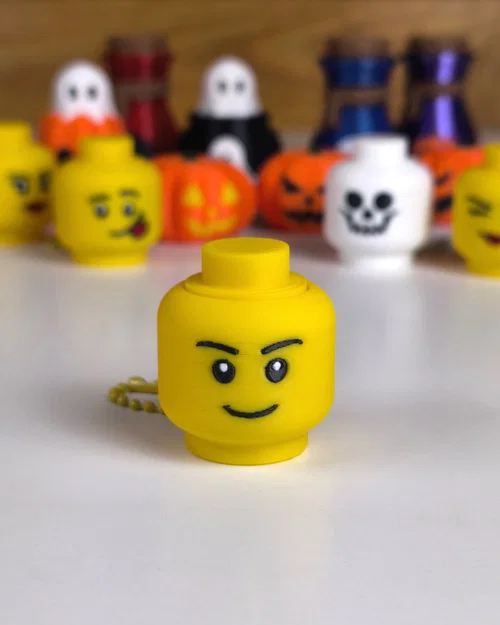 Móc khóa Lego Head Fidget Clicker - Image 3