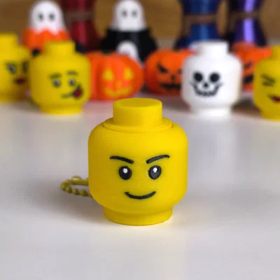 Móc khóa Lego Head Fidget Clicker