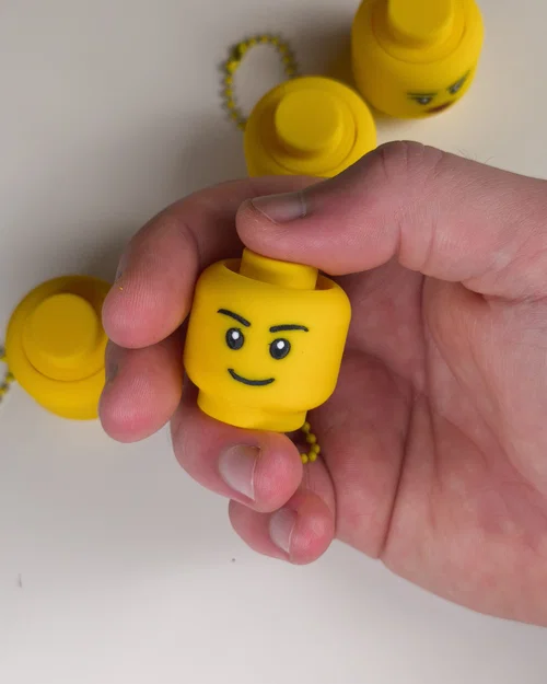 Móc khóa Lego Head Fidget Clicker - Image 4