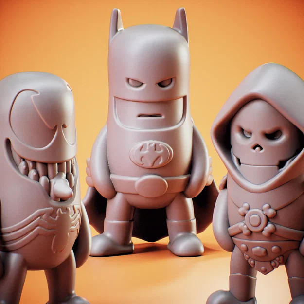 Bộ mô hình Batman, Venom, Skeletor cao 25cm - Tối ưu cho in 3D - Image 2