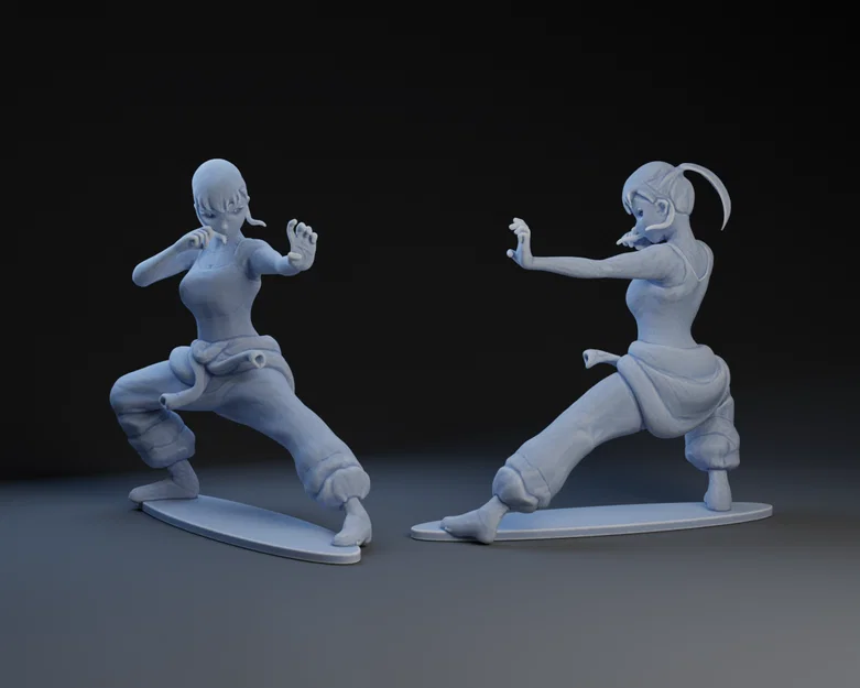 Mô hình 3D Maki Oze Fire Force - Nhân vật võ thuật anime sắc nét - Image 1