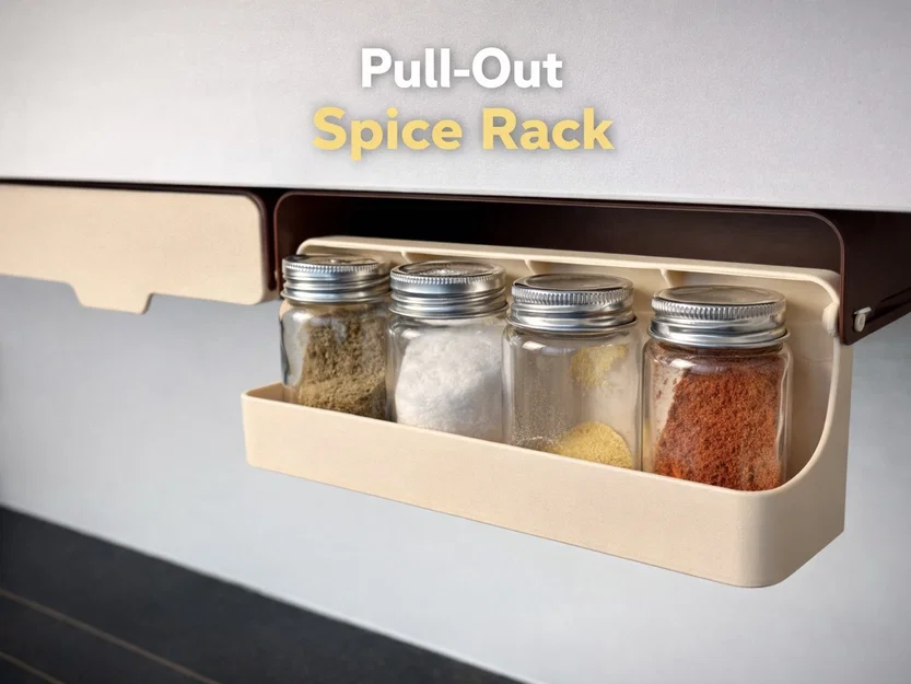Kệ Đựng Gia Vị Spice Rack Organizer | Khay Kéo Tiện Lợi - Image 1