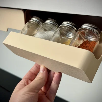 Kệ Đựng Gia Vị Spice Rack Organizer | Khay Kéo Tiện Lợi