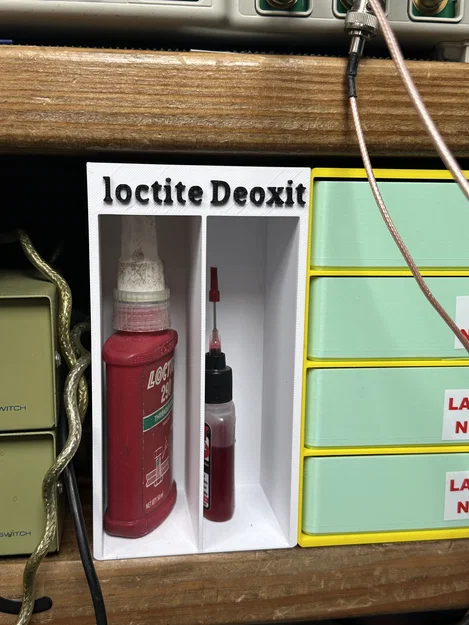 Khay Đựng Keo Loctite Và Chai Deoxit Cho Góc Làm Việc Ngăn Nắp - Image 1