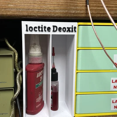 Khay Đựng Keo Loctite Và Chai Deoxit Cho Góc Làm Việc Ngăn Nắp