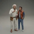 Mô hình in 3D Back to the Future - Doc & Marty - 1985 - Thumbnail 2