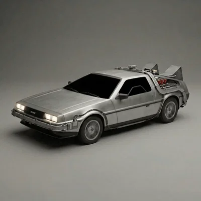 Mô hình in 3D Back to the Future - Doc & Marty - 1985