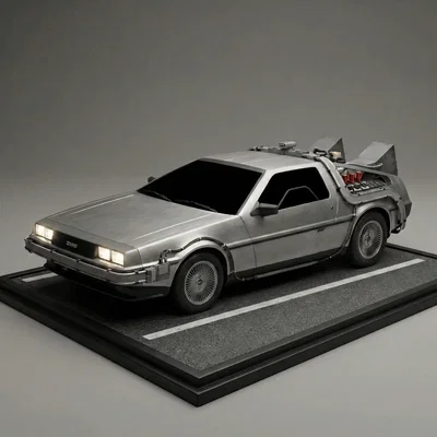 Mô hình in 3D Back to the Future - Doc & Marty - 1985