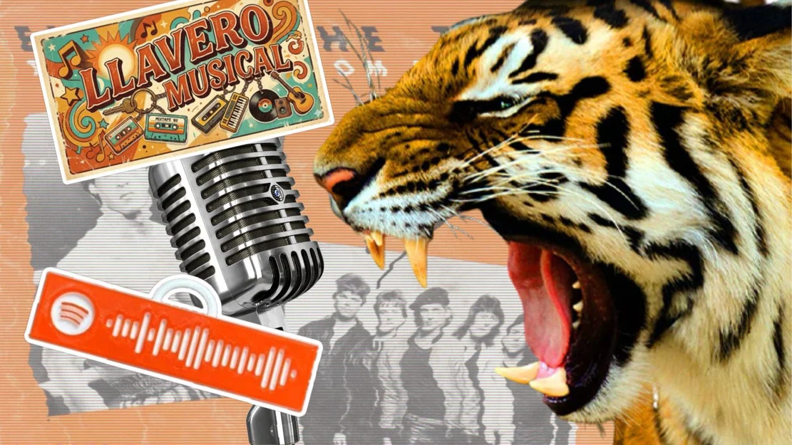 Móc khóa âm nhạc 3D Eye of the Tiger - Tích hợp mã Spotify độc đáo - Image 1