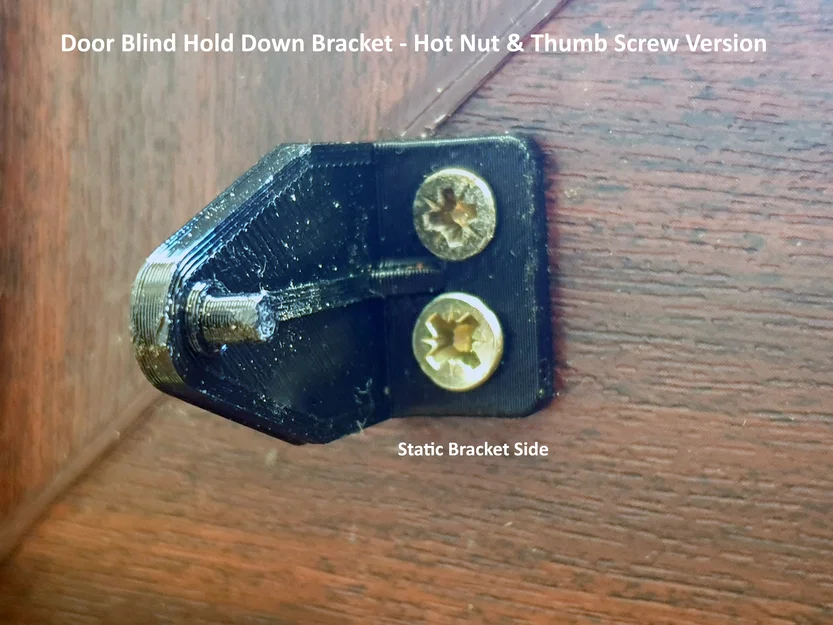 Pát Giữ Rèm Cửa - Phiên Bản Dùng Đai Ốc Nhiệt & Ốc Vặn Tay - Image 6