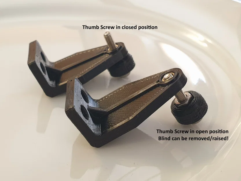 Pát Giữ Rèm Cửa - Phiên Bản Dùng Đai Ốc Nhiệt & Ốc Vặn Tay - Image 7