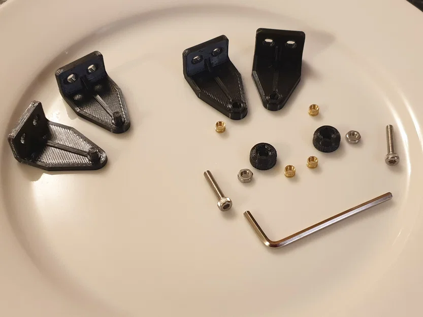 Pát Giữ Rèm Cửa - Phiên Bản Dùng Đai Ốc Nhiệt & Ốc Vặn Tay - Image 10