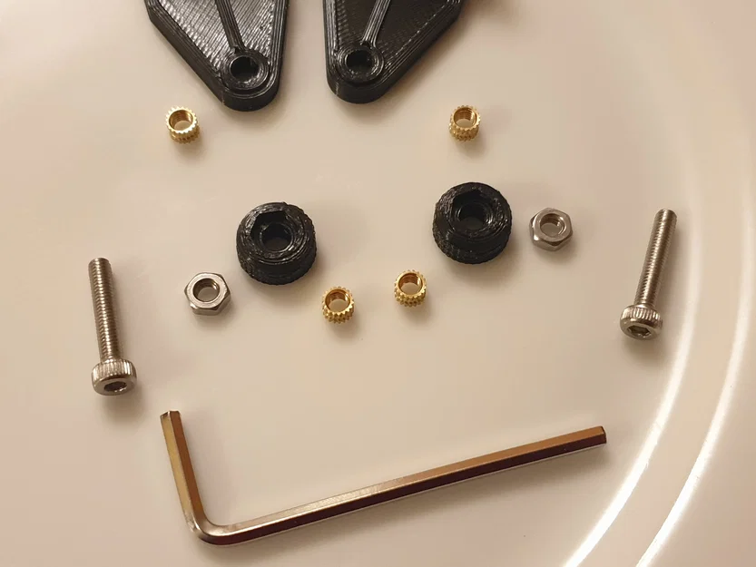 Pát Giữ Rèm Cửa - Phiên Bản Dùng Đai Ốc Nhiệt & Ốc Vặn Tay - Image 11