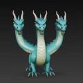 Mô hình rồng ba đầu (3-headed dragon) in 3D cực ấn tượng - Thumbnail 4
