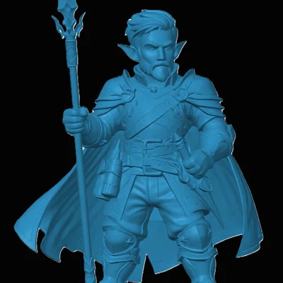 Mô hình Gnome Fighter cho game nhập vai