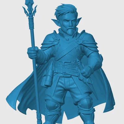 Mô hình Gnome Fighter cho game nhập vai