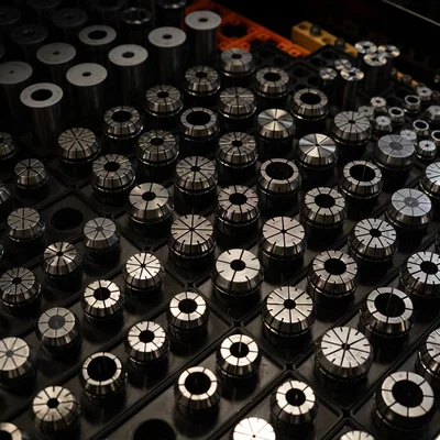 Khay Đựng Collet ER32, ER25, ER16 Chuẩn Gridfinity Tiện Lợi