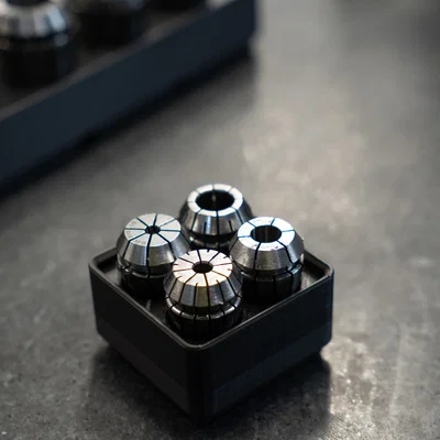 Khay Đựng Collet ER32, ER25, ER16 Chuẩn Gridfinity Tiện Lợi