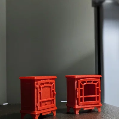 Lò sưởi điện mini (Tỉ lệ 1:12)