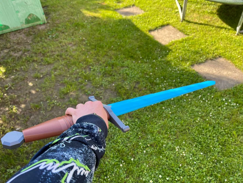 Kiếm dài 3D in ấn: Có thể kéo dài, thu gọn và xếp lại - Image 3