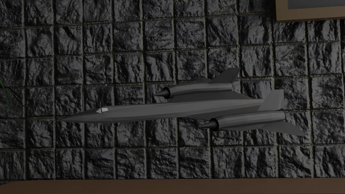 Mô hình SR-71 Blackbird – Dành cho in 3D - Image 1