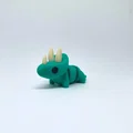 Mô hình đồ chơi fidget khủng long Triceratops khớp cử động - Thumbnail 2
