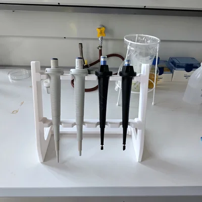 Giá đỡ Eppendorf Pipette Holder in 3D cho phòng thí nghiệm