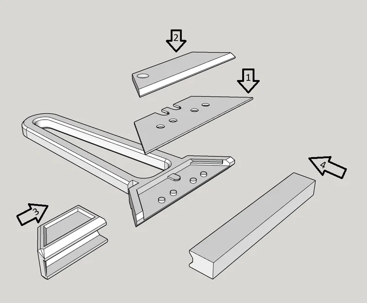 Dụng cụ cạo Screwless Scraper (không cần ốc vít) - Image 2