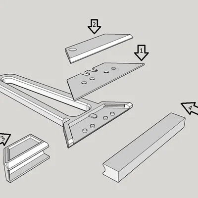 Dụng cụ cạo Screwless Scraper (không cần ốc vít)