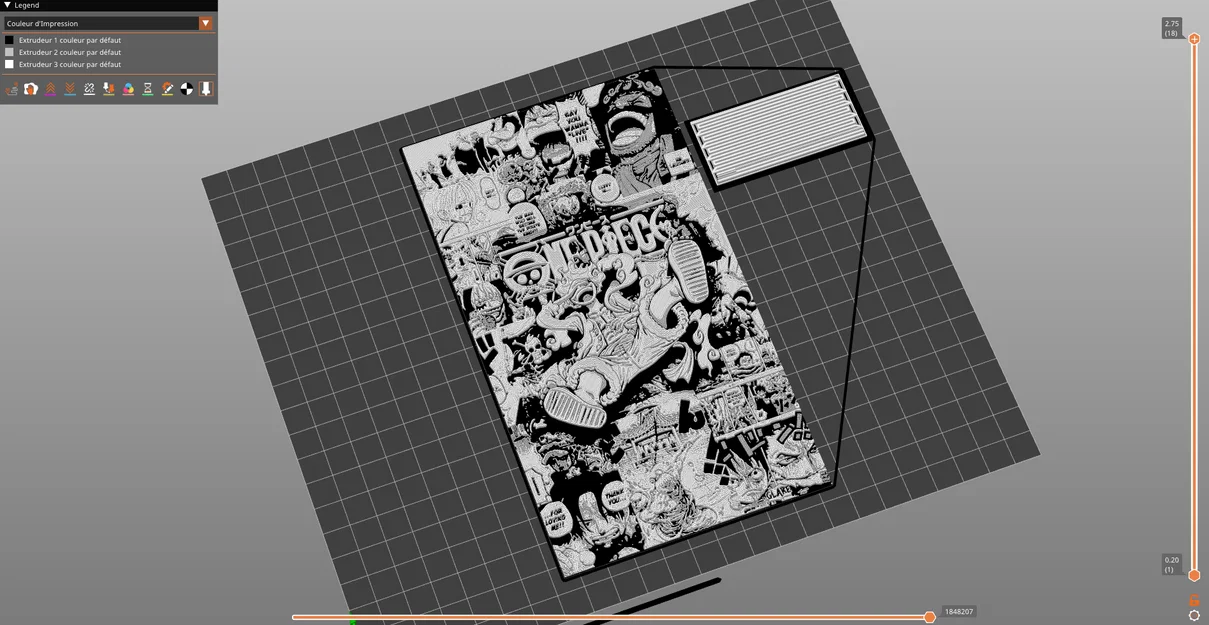 Mô hình HueForge Luffy Gear 5 phong cách One Piece - Image 2