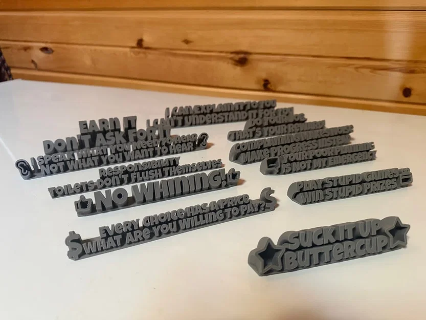 Bảng hiệu để bàn 3D Do Your Job That's Your Reward độc đáo - Image 2