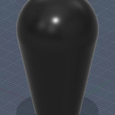 Tay cầm hình giọt nước với lỗ bắt vít M8