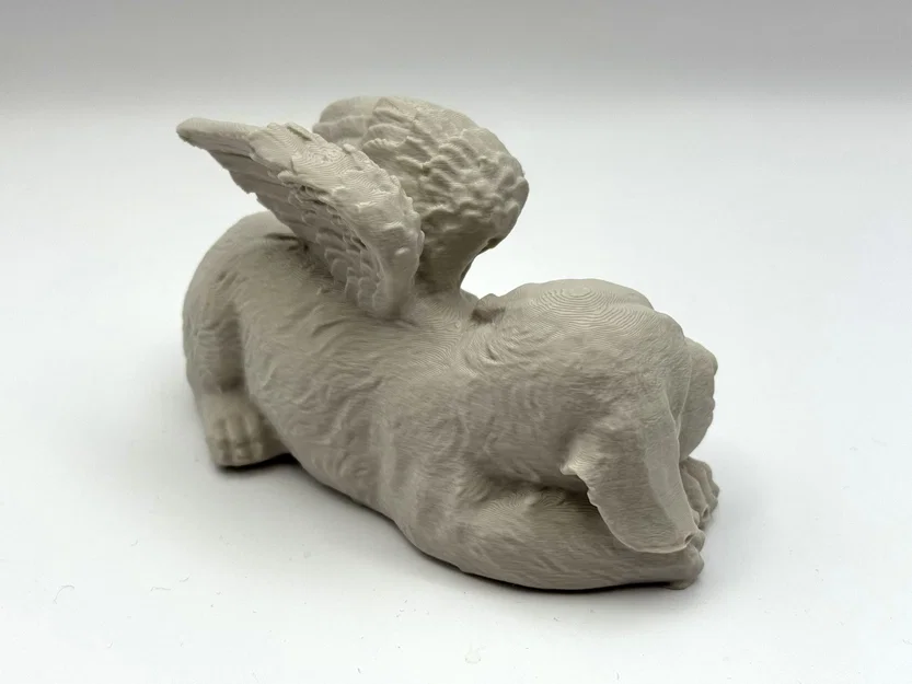 Mô hình tượng chú chó thiên thần - Image 4