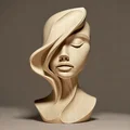Tượng điêu khắc khuôn mặt phụ nữ trừu tượng - Thumbnail 1