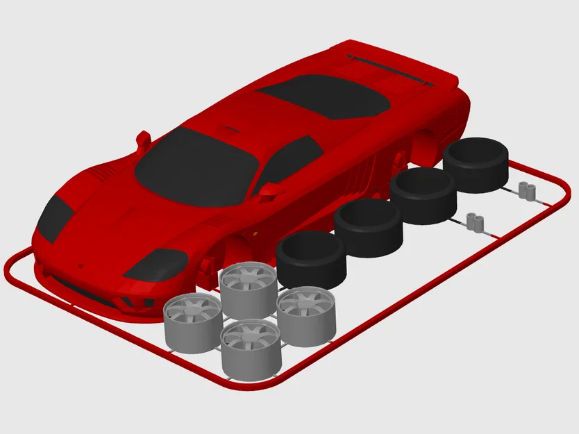 Mô hình Saleen S7 Twin Turbo Kit Card (Tỉ lệ 1:24) - Image 2