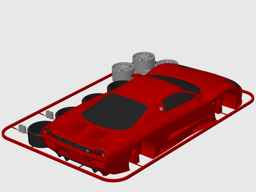 Mô hình Saleen S7 Twin Turbo Kit Card (Tỉ lệ 1:24) - Image 3