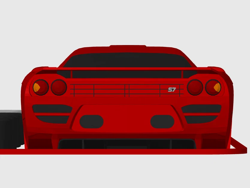 Mô hình Saleen S7 Twin Turbo Kit Card (Tỉ lệ 1:24) - Image 5