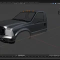 Mô hình cabin xe tải Ford F-Series cho xe RC (File in 3D STL) - Thumbnail 1