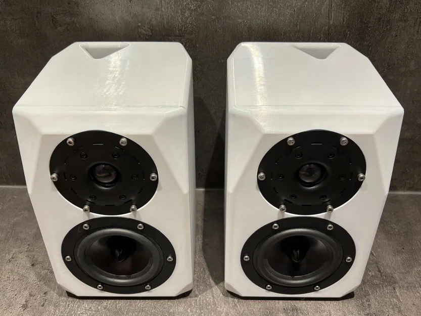 Loa HiFi 2 Đường Tiếng In 3D Crystals / Thùng Loa Tự Chế - Image 1