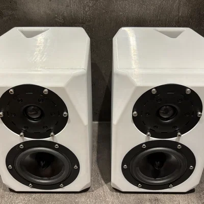 Loa HiFi 2 Đường Tiếng In 3D Crystals / Thùng Loa Tự Chế