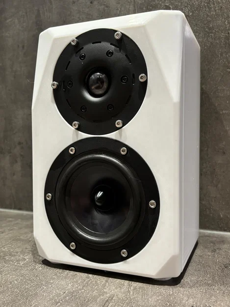 Loa HiFi 2 Đường Tiếng In 3D Crystals / Thùng Loa Tự Chế - Image 2