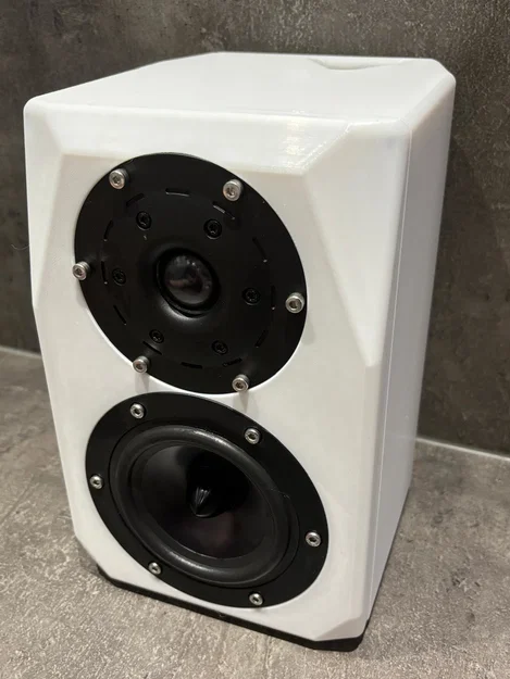 Loa HiFi 2 Đường Tiếng In 3D Crystals / Thùng Loa Tự Chế - Image 3